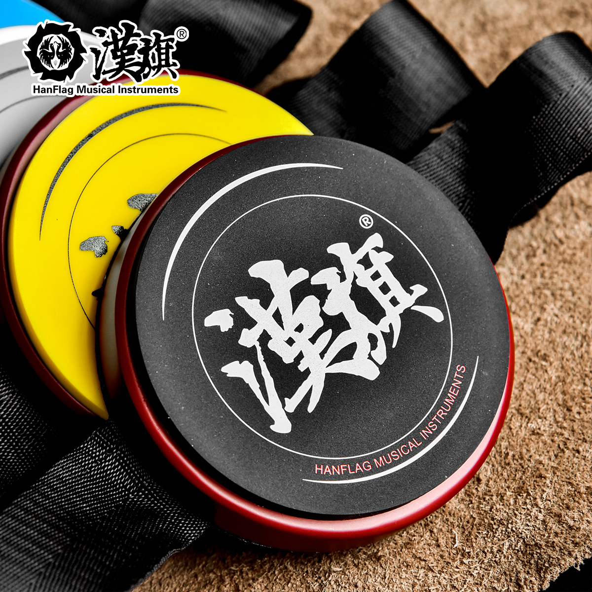 绑腿哑鼓 4寸 黑 PR-4